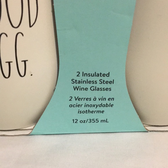 NEW Rae Dunn Good Egg Bad Egg Wine Glasses - Picture 4 of 5